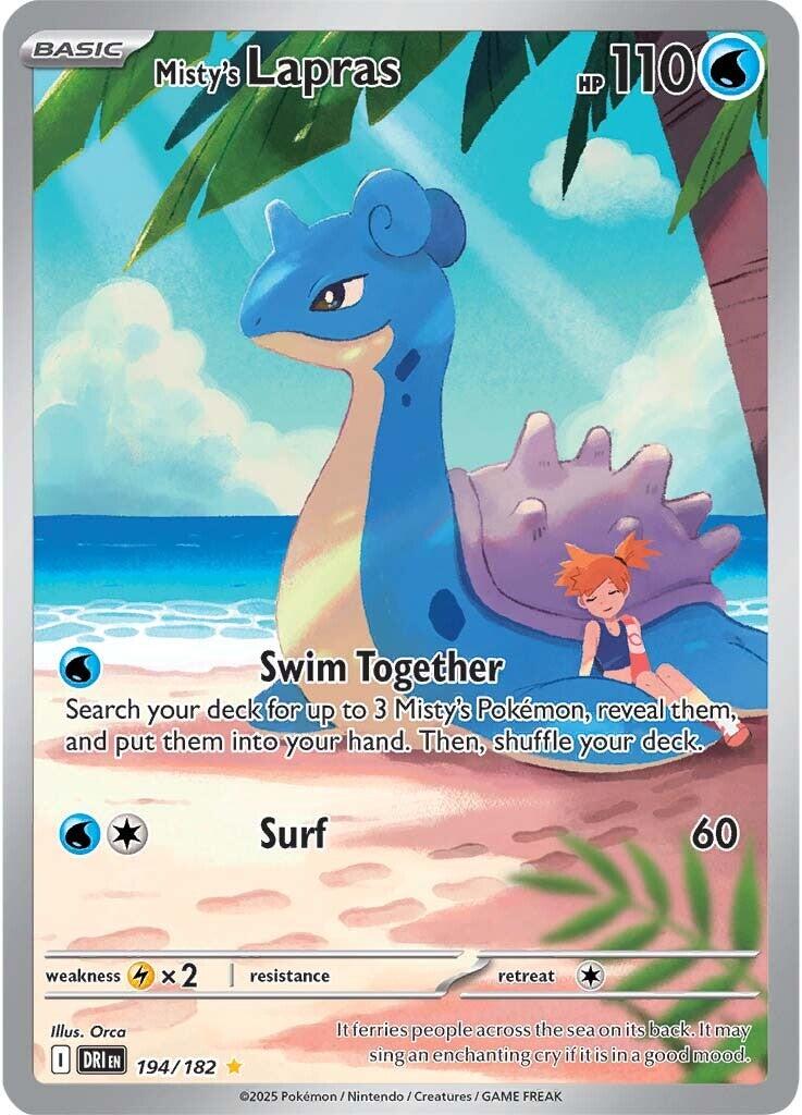 Misty's Lapras (194/182) [Scarlet & Violet: Destined Rivals] | Anubis Games and Hobby