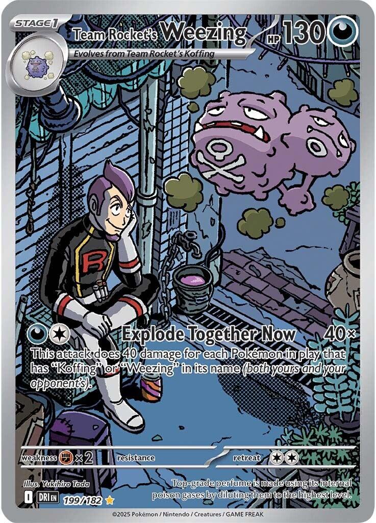Team Rocket's Weezing (199/182) [Scarlet & Violet: Destined Rivals] | Anubis Games and Hobby