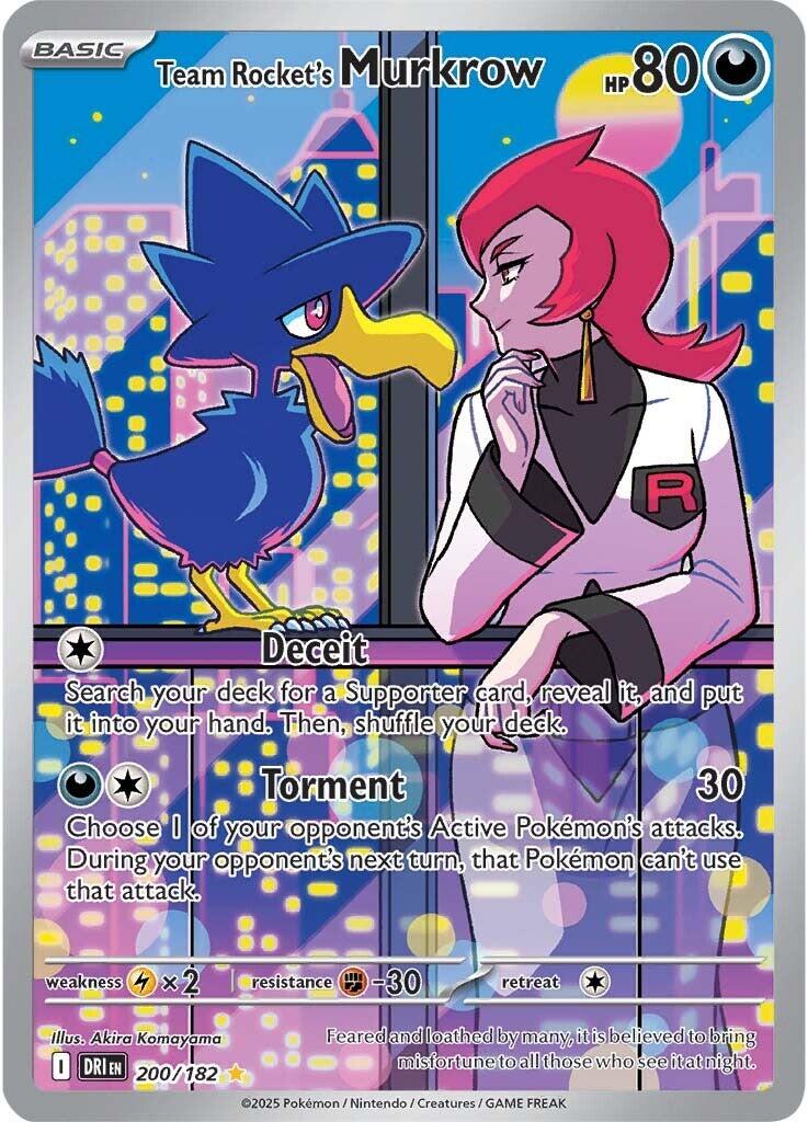 Team Rocket's Murkrow (200/182) [Scarlet & Violet: Destined Rivals] | Anubis Games and Hobby