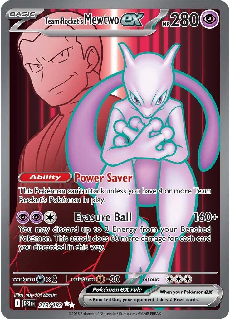 Team Rocket's Mewtwo ex (213/182) [Scarlet & Violet: Destined Rivals] | Anubis Games and Hobby