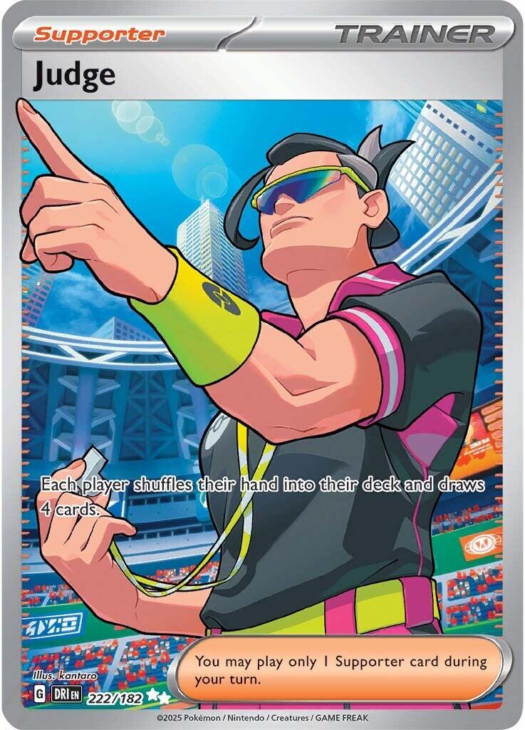 Judge (222/182) [Scarlet & Violet: Destined Rivals] | Anubis Games and Hobby