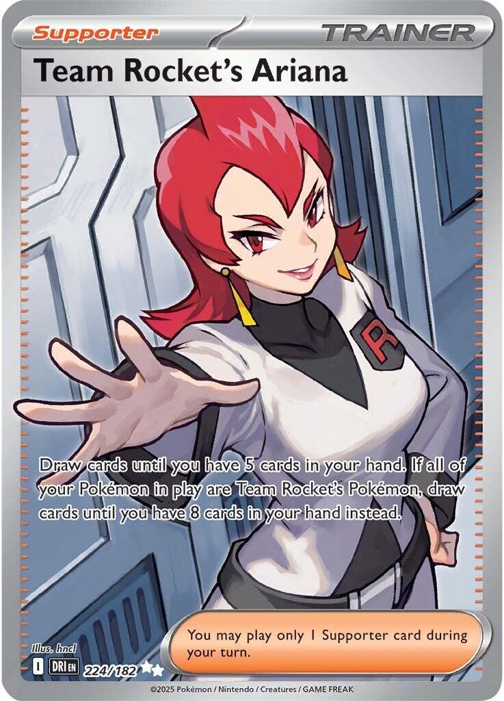 Team Rocket's Ariana (224/182) [Scarlet & Violet: Destined Rivals] | Anubis Games and Hobby
