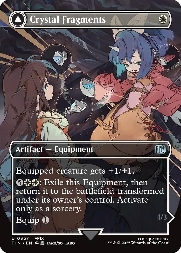 Crystal Fragments // Summon: Alexander (Borderless) [FINAL FANTASY] | Anubis Games and Hobby