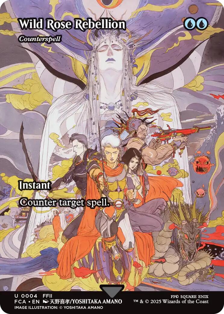 Wild Rose Rebellion - Counterspell (Showcase) [FINAL FANTASY : Through the Ages] | Anubis Games and Hobby