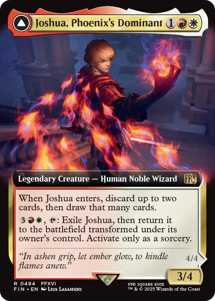 Joshua, Phoenix's Dominant (Extended Art) [FINAL FANTASY] | Anubis Games and Hobby