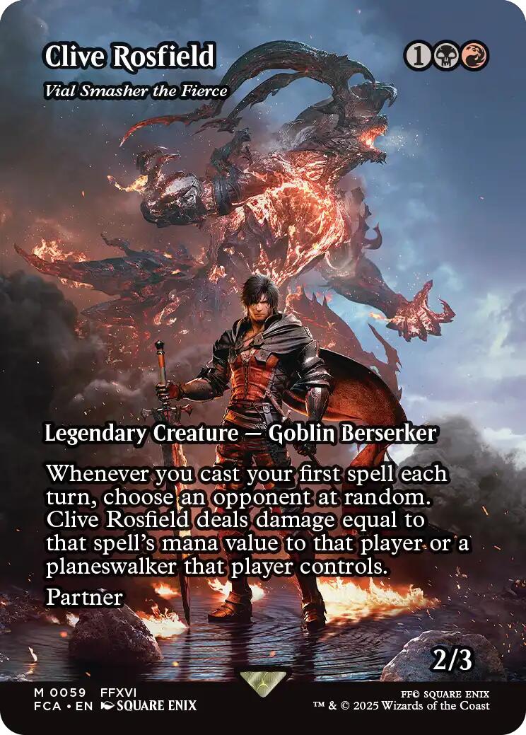 Clive Rosfield - Vial Smasher the Fierce (Showcase) [FINAL FANTASY : Through the Ages] | Anubis Games and Hobby