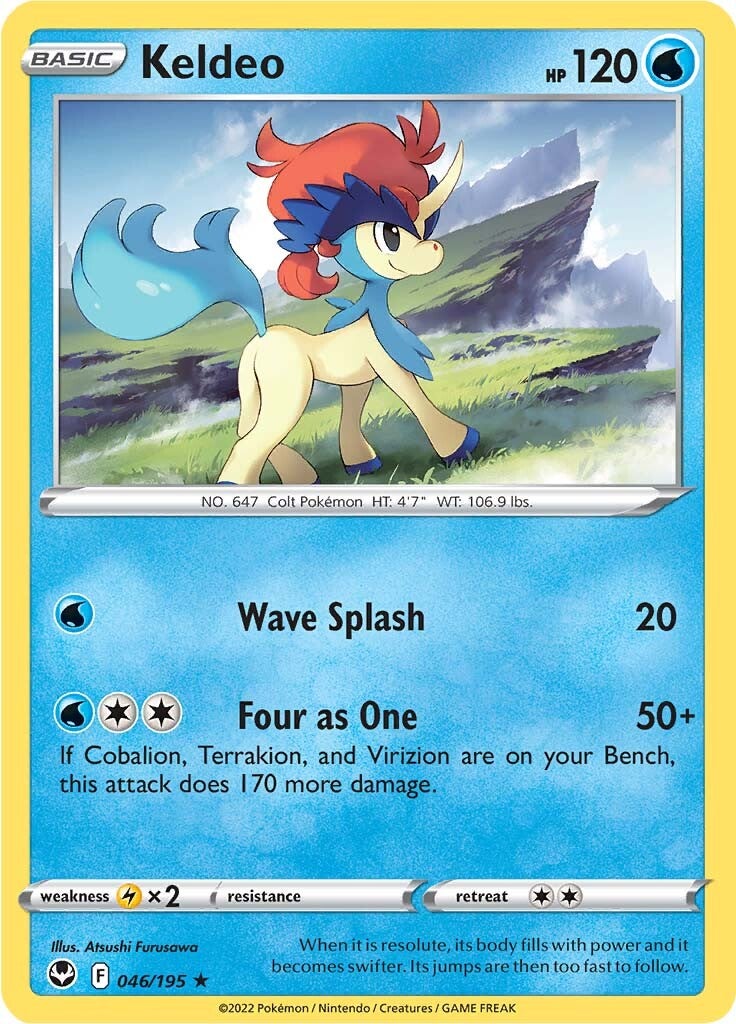 Keldeo (046/195) [Sword & Shield: Silver Tempest] | Anubis Games and Hobby