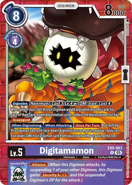 Digitamamon [EX9-063] [Versus Monsters] | Anubis Games and Hobby