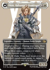 Dion, Bahamut's Dominant // Bahamut, Warden of Light (Borderless) [FINAL FANTASY] | Anubis Games and Hobby