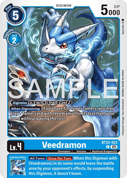 Veedramon [BT22-022] [Cyber Eden] | Anubis Games and Hobby