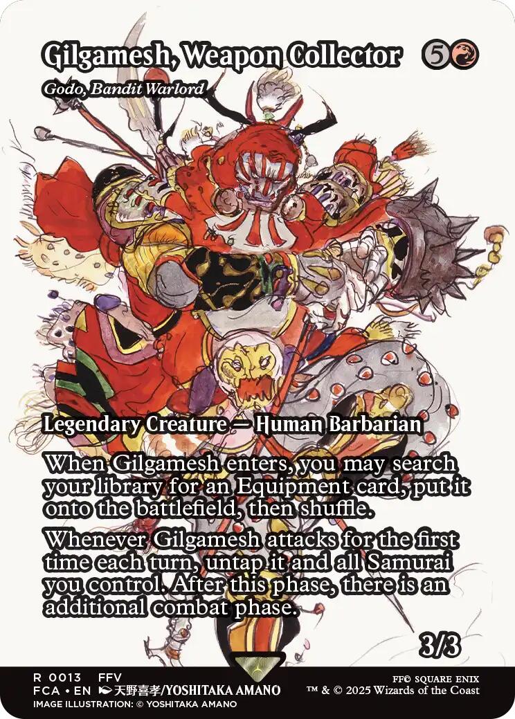 Gilgamesh, Weapon Collector - Godo, Bandit Warlord (Showcase) [FINAL FANTASY : Through the Ages] | Anubis Games and Hobby