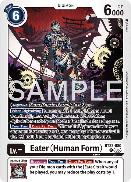 Eater [BT22-080] (Human Form) [Cyber Eden] | Anubis Games and Hobby