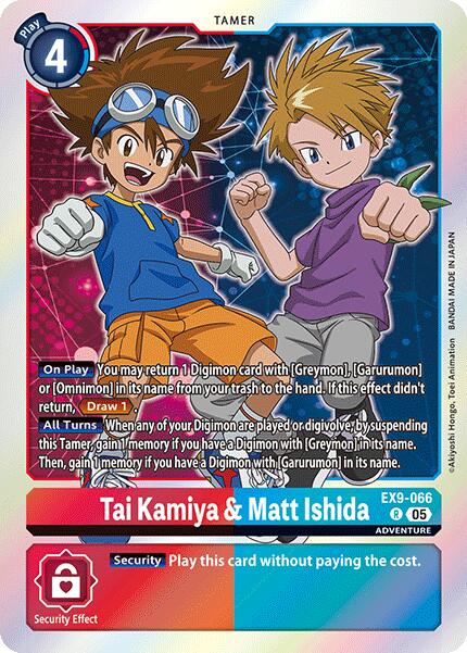 Tai Kamiya & Matt Ishida [EX9-066] [Versus Monsters] | Anubis Games and Hobby