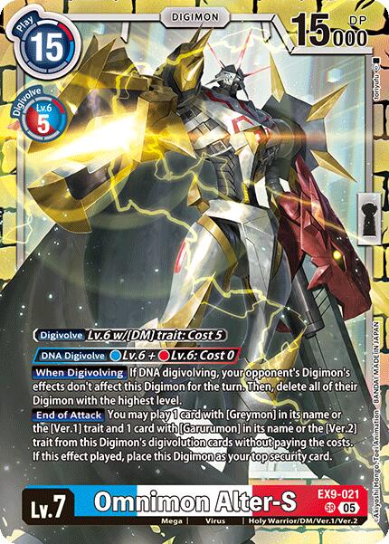 Omnimon Alter-S [EX9-021] [Versus Monsters] | Anubis Games and Hobby