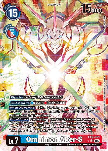Omnimon Alter-S [EX9-021] (Alternate Art) [Versus Monsters] | Anubis Games and Hobby