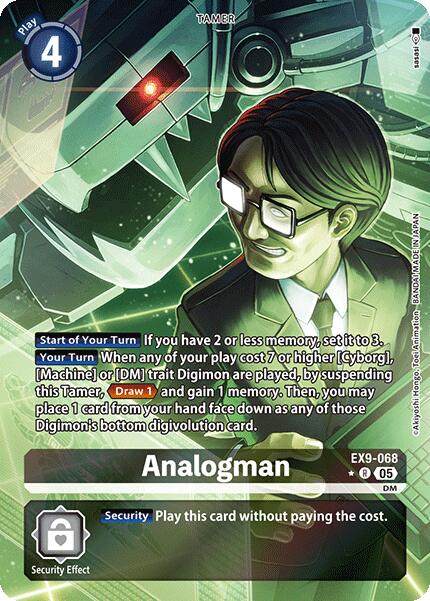 Analogman [EX9-068] (Alternate Art) [Versus Monsters] | Anubis Games and Hobby