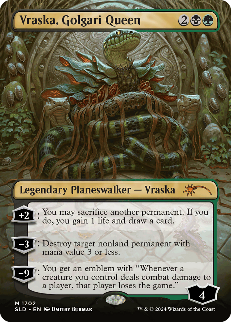 Vraska, Golgari Queen (1702) (Rainbow Foil) [Secret Lair Drop Series] | Anubis Games and Hobby