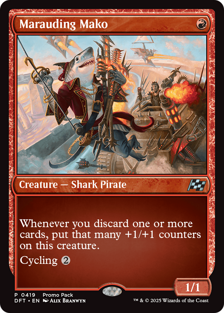 Marauding Mako (Promo Pack) [Aetherdrift Promos] | Anubis Games and Hobby