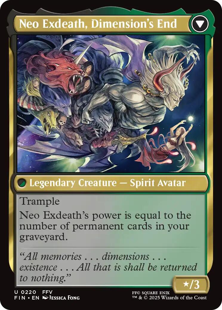 Exdeath, Void Warlock // Neo Exdeath, Dimension's End [FINAL FANTASY] | Anubis Games and Hobby