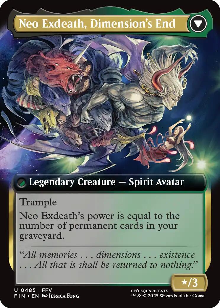 Exdeath, Void Warlock // Neo Exdeath, Dimension's End (Extended Art) [FINAL FANTASY] | Anubis Games and Hobby