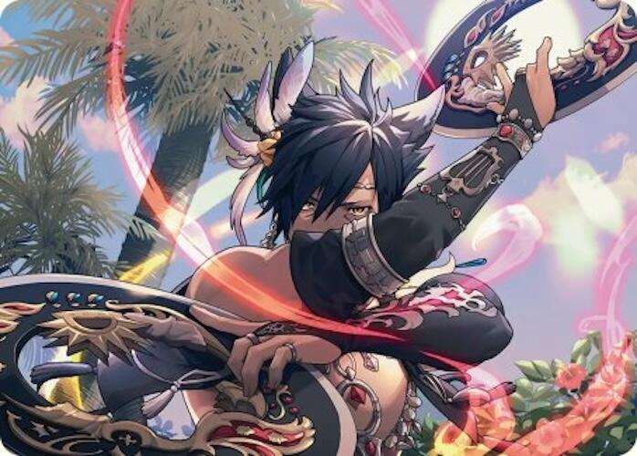 Dancer's Chakrams Art Card [FINAL FANTASY Art Series] | Anubis Games and Hobby