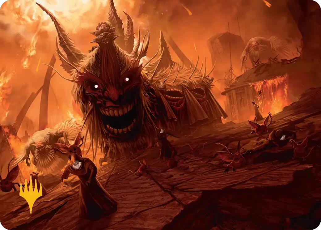 The Final Days Art Card (Gold-Stamped Planeswalker Symbol) [FINAL FANTASY Art Series] | Anubis Games and Hobby