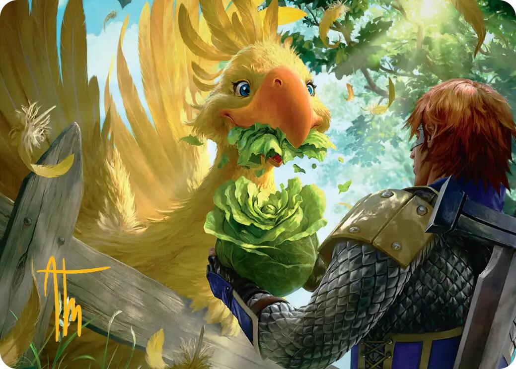 Gysahl Greens Art Card (Gold-Stamped Signature) [FINAL FANTASY Art Series] | Anubis Games and Hobby