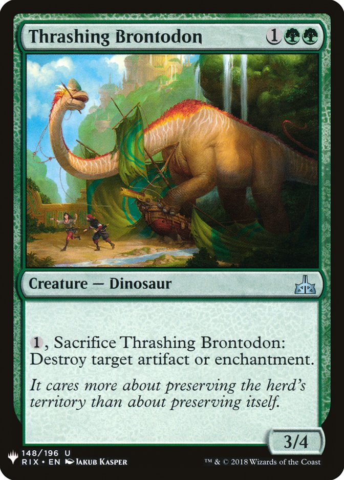 Thrashing Brontodon [Mystery Booster] | Anubis Games and Hobby