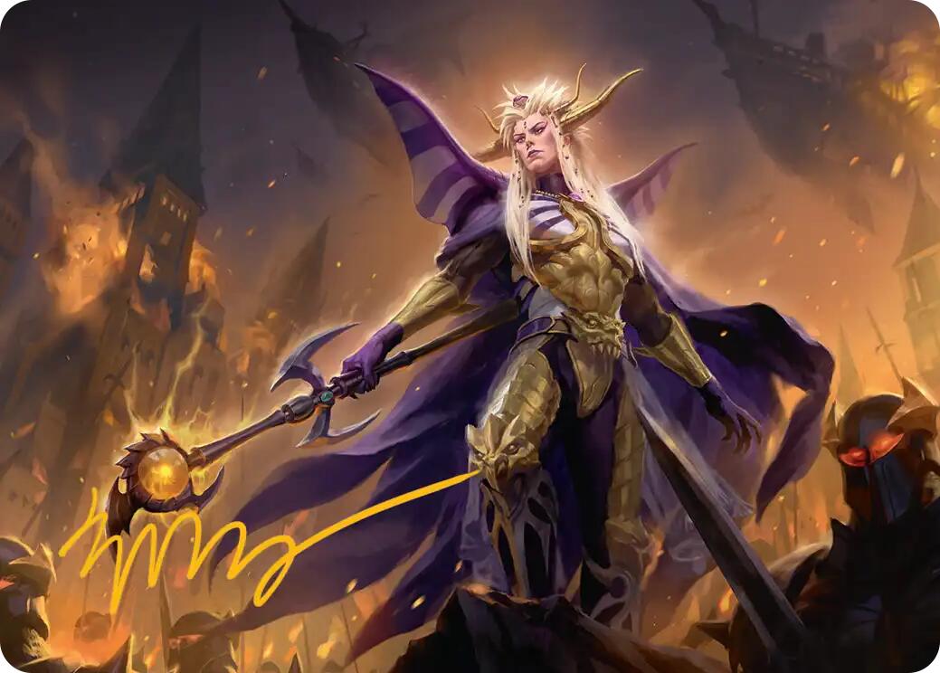 The Emperor of Palamecia Art Card (Gold-Stamped Signature) [FINAL FANTASY Art Series] | Anubis Games and Hobby