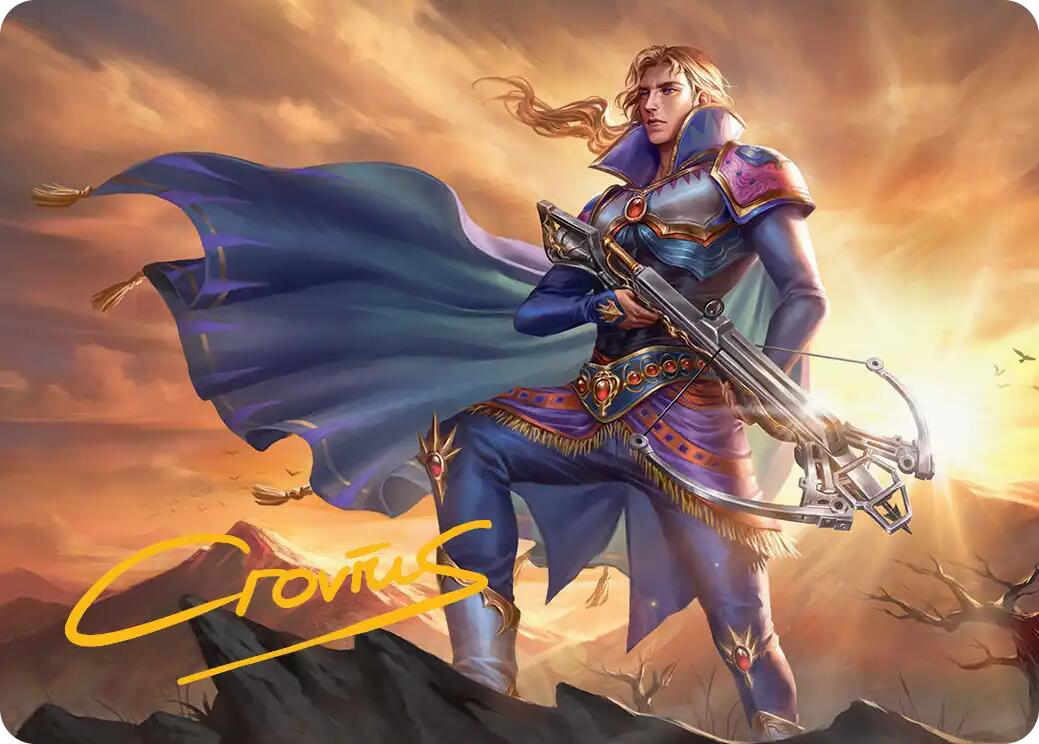 Edgar, Master Machinist Art Card (Gold-Stamped Signature) [FINAL FANTASY Art Series] | Anubis Games and Hobby