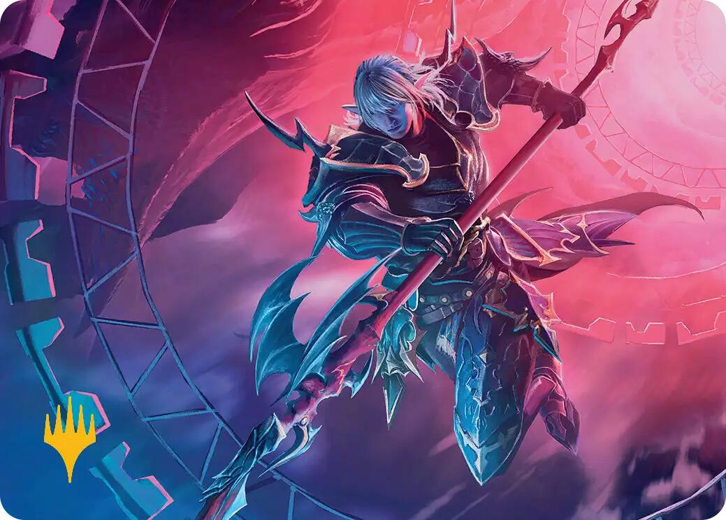 Estinien Varlineau Art Card (Gold-Stamped Planeswalker Symbol) [FINAL FANTASY Art Series] | Anubis Games and Hobby