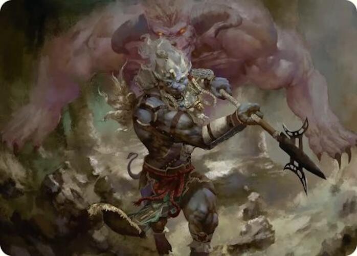 Kimahri, Valiant Guardian Art Card [FINAL FANTASY Art Series] | Anubis Games and Hobby