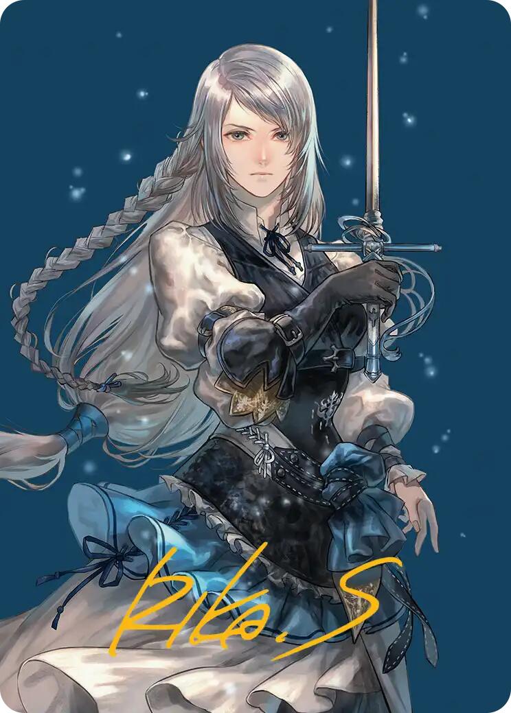 Jill, Shiva's Dominant Art Card (Gold-Stamped Signature) [FINAL FANTASY Art Series] | Anubis Games and Hobby