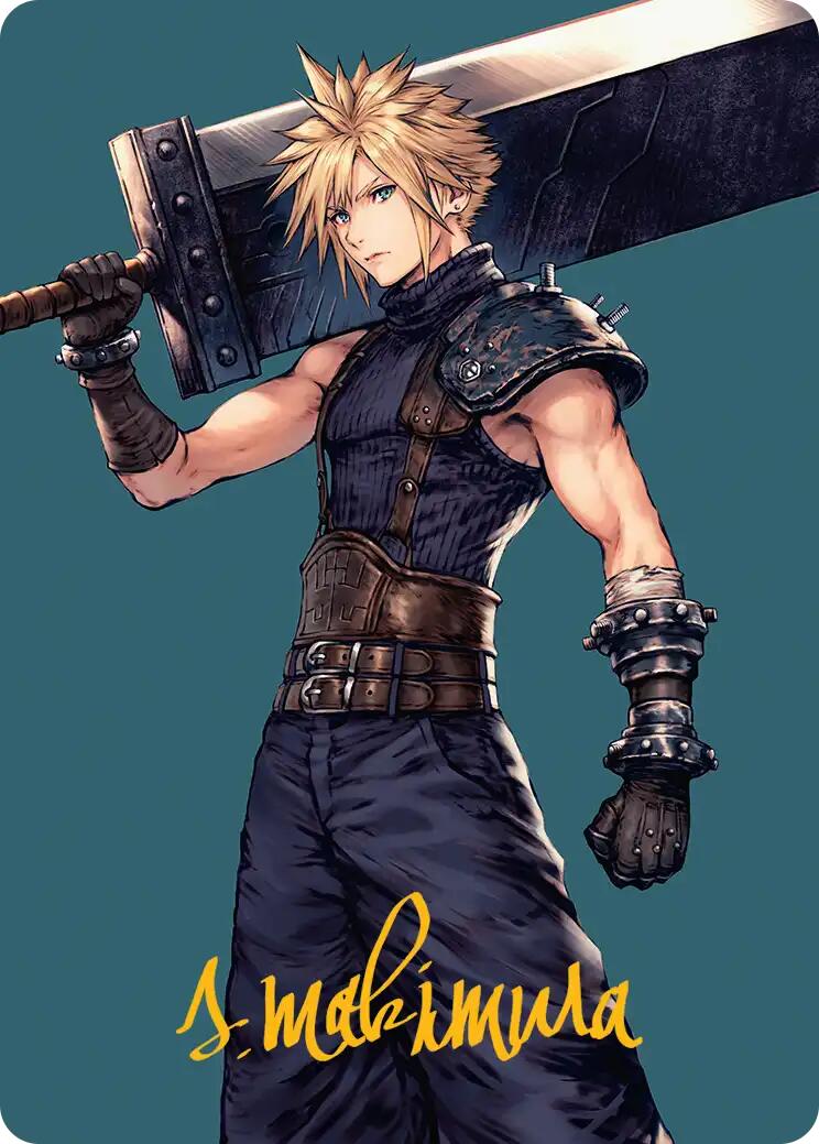 Cloud, Ex-SOLDIER Art Card (Gold-Stamped Signature) [FINAL FANTASY Art Series] | Anubis Games and Hobby