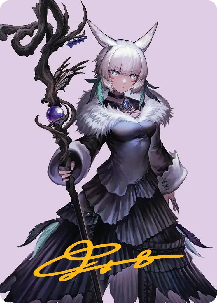 Y'shtola, Night's Blessed Art Card (53) (Gold-Stamped Signature) [FINAL FANTASY Art Series] | Anubis Games and Hobby