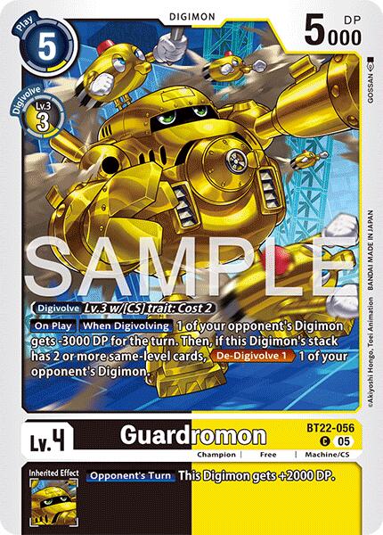 Guardromon [BT22-056] [Cyber Eden] | Anubis Games and Hobby