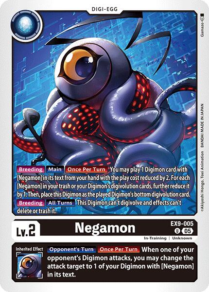 Negamon [EX9-005] [Versus Monsters] | Anubis Games and Hobby
