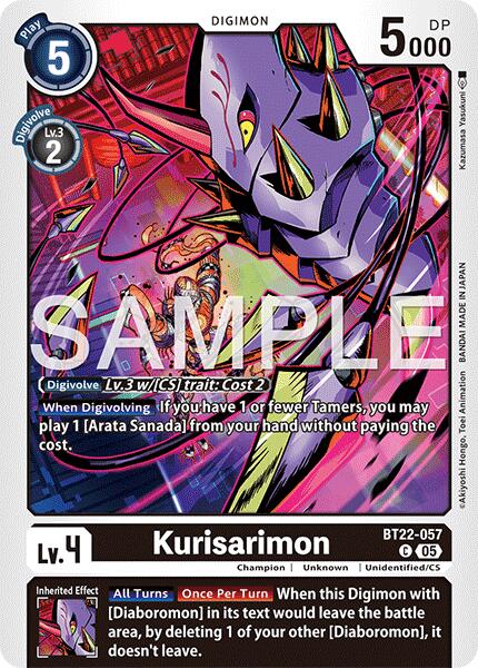 Kurisarimon [BT22-057] [Cyber Eden] | Anubis Games and Hobby
