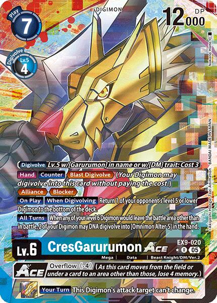 CresGarurumon ACE [EX9-020] (Alternate Art) [Versus Monsters] | Anubis Games and Hobby