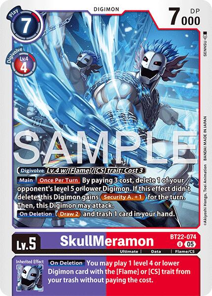 SkullMeramon [BT22-074] [Cyber Eden] | Anubis Games and Hobby