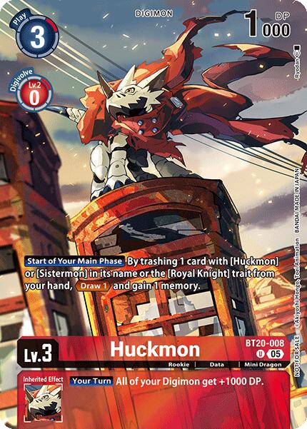 Huckmon [BT20-008] (Box Topper) [Versus Monsters] | Anubis Games and Hobby