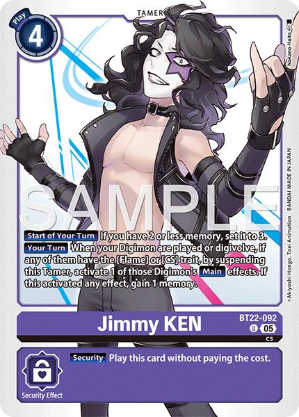 Jimmy KEN [BT22-092] [Cyber Eden] | Anubis Games and Hobby