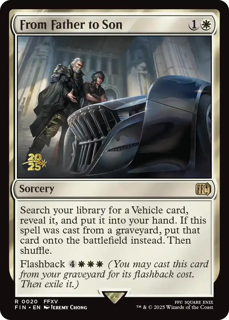 From Father to Son [FINAL FANTASY Prerelease Promo] | Anubis Games and Hobby