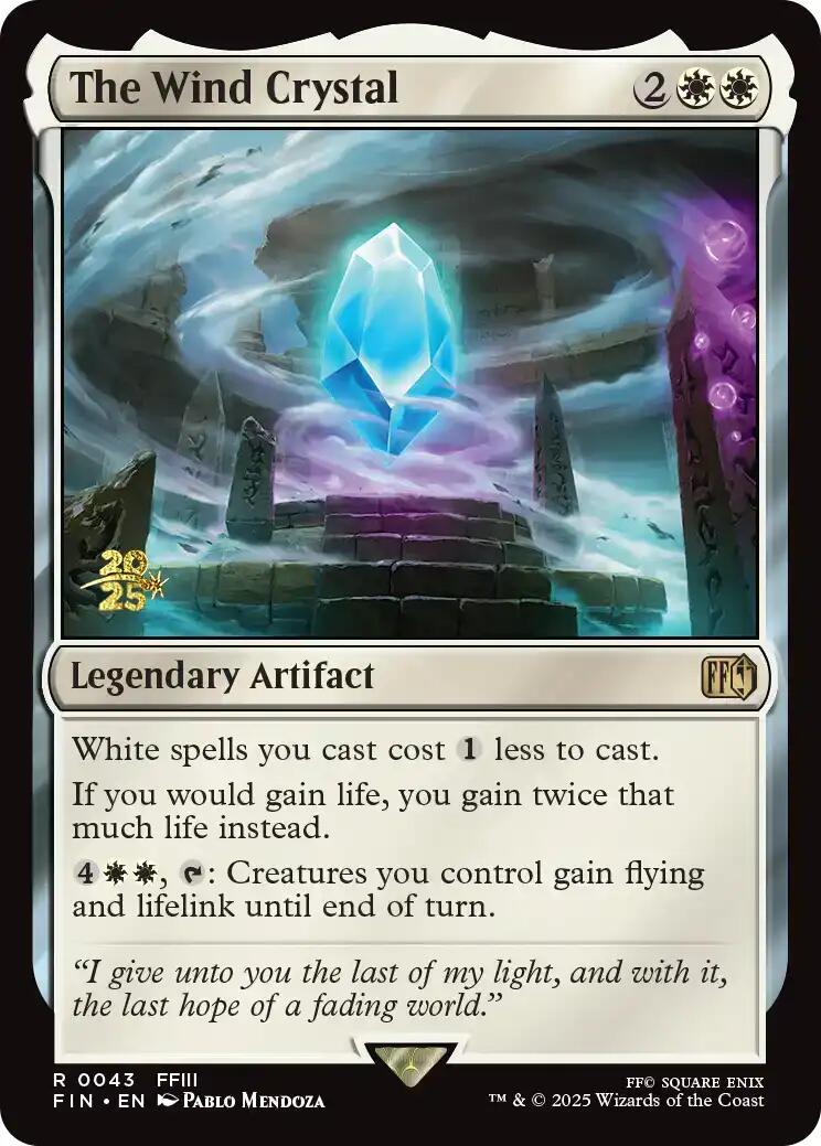 The Wind Crystal [FINAL FANTASY Prerelease Promo] | Anubis Games and Hobby