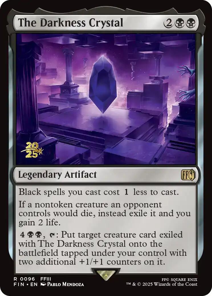 The Darkness Crystal [FINAL FANTASY Prerelease Promo] | Anubis Games and Hobby
