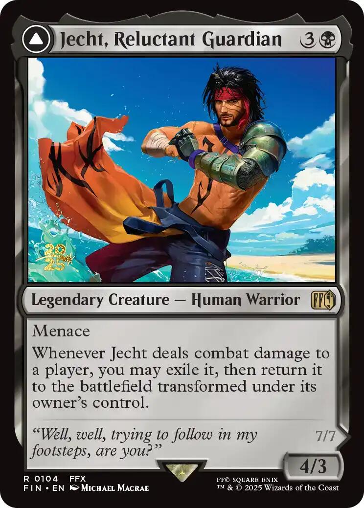 Jecht, Reluctant Guardian // Braska's Final Aeon [FINAL FANTASY Prerelease Promo] | Anubis Games and Hobby