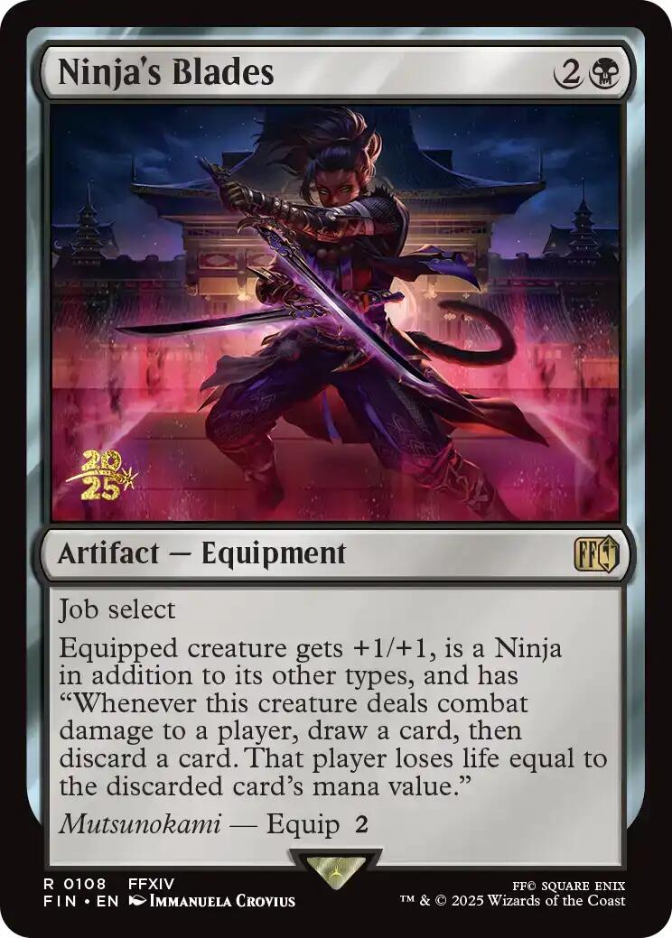 Ninja's Blades [FINAL FANTASY Prerelease Promo] | Anubis Games and Hobby