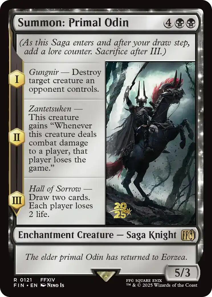Summon: Primal Odin [FINAL FANTASY Prerelease Promo] | Anubis Games and Hobby