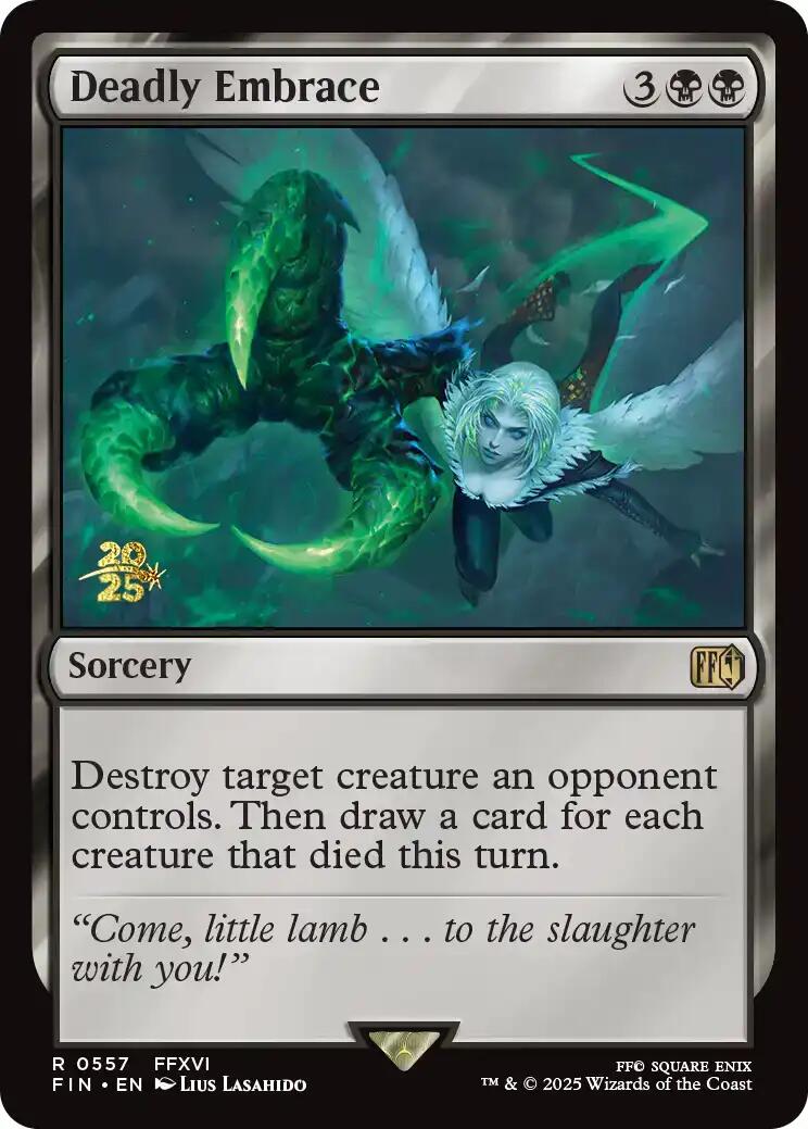Deadly Embrace [FINAL FANTASY Prerelease Promo] | Anubis Games and Hobby