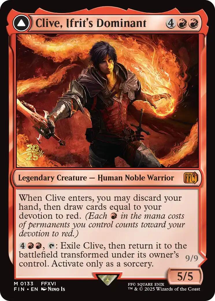 Clive, Ifrit's Dominant [FINAL FANTASY Prerelease Promo] | Anubis Games and Hobby